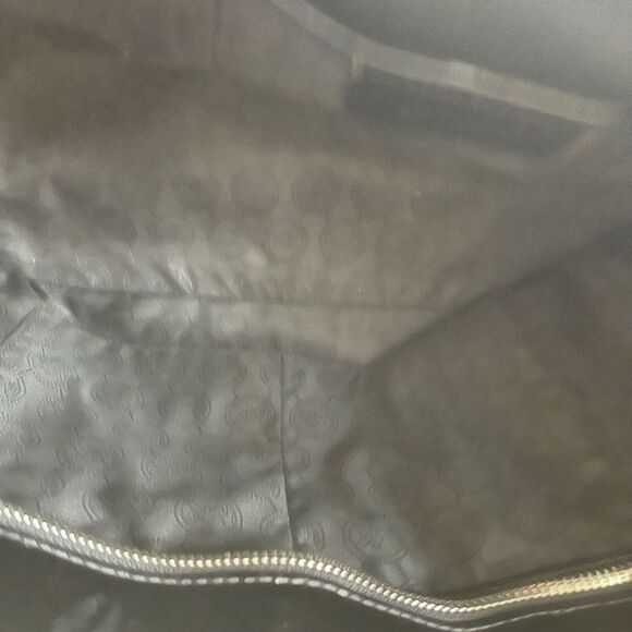 Michael Kors black patent  medium tote with jewels and silver tone studs accents - Picture 10 of 14